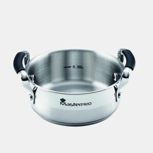 Caçarola Masterpro Ø 12 cm Prateado Aço inoxidável