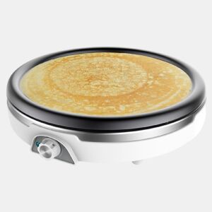 Cecotec Máquina de crepes XL em aço inoxidável, com 1350 W, placa facilmente removível e apta para limpeza rápida na máquina da louça.