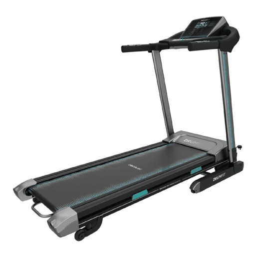 Cecotec Passadeira de correr dobrável com 1500 W de potência, velocidade máxima de 16 kmh, inclinação motorizada, entrada USB, função mp3 e altifalantes incorporados.