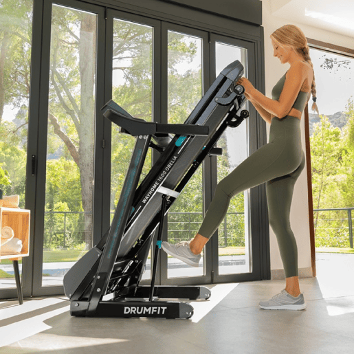 Cecotec Passadeira de correr dobrável com 1500 W de potência, velocidade máxima de 16 kmh, inclinação motorizada, entrada USB, função mp3 e altifalantes incorporados.