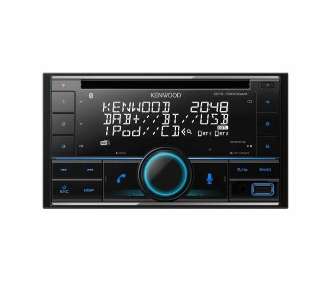 Radio cd para coches kenwood dpx-7300dab negro