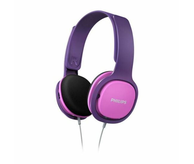 Auriculares de diadema philips 223180 rosa/morado