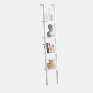 Estante de livros, estante de design, Prateleira de parede, 4 prateleiras FRG15-W SoBuy PT