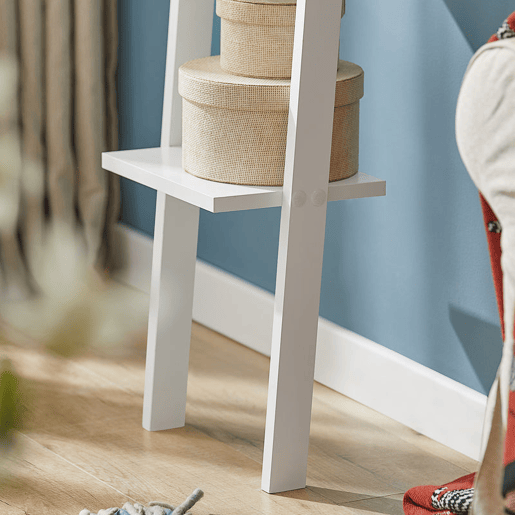 Estante de livros, estante de design, Prateleira de parede, 4 prateleiras FRG15-W SoBuy PT