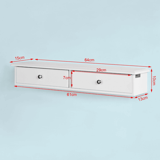 Prateleiras de parede, Armário de parede, estante de arrumação FRG43-W SoBuy PT
