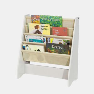 Estante para crianças com 4 prateleiras, estante padrão para crianças FRG225-W SoBuy PT