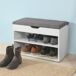Banco Zapatero FSR25-HG SoBuy Banco Zapatero FSR25-HG SoBuy Gris