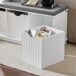 Banco de Almacenamiento con cojines y 3 cubos FSR30-W SoBuy Banco de Almacenamiento con cojines y 3 cubos FSR30-W SoBuy Blanco