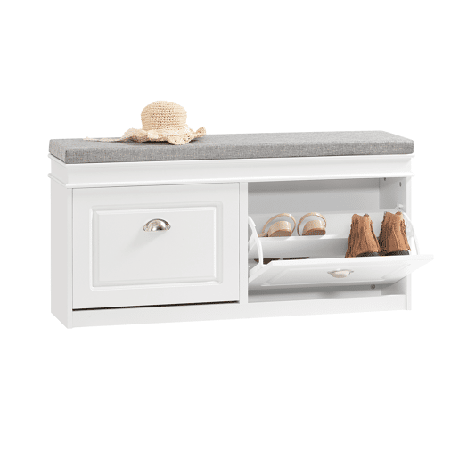 Bancada para sapateira com 2 gavetas,Bancada para sapateira com 2 gavetas FSR64-W SoBuy PT