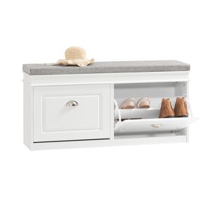 Bancada para sapateira com 2 gavetas,Bancada para sapateira com 2 gavetas FSR64-W SoBuy PT
