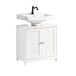 SoBuy Mueble para Debajo del Lavabo FRG237-II-W SoBuy Mueble para Debajo del Lavabo FRG237-II-W Blanco