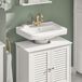 SoBuy Mueble para Debajo del Lavabo FRG237-II-W SoBuy Mueble para Debajo del Lavabo FRG237-II-W Blanco