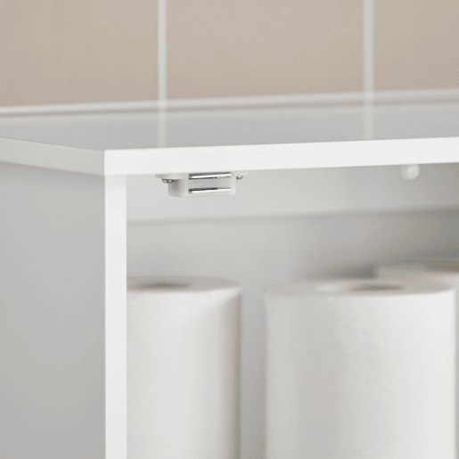 Armário de parede com 2 prateleiras Armário de casa de banho multiusos BZR19-W SoBuy PT