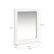 2 en 1 Espejo y Estante de Baño FRG129-W SoBuy 40x10 2 en 1 Espejo y Estante de Baño FRG129-W SoBuy 40x10 Blanco