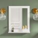2 en 1 Espejo y Estante de Baño FRG129-W SoBuy 40x10 2 en 1 Espejo y Estante de Baño FRG129-W SoBuy 40x10 Blanco