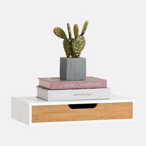 Prateleira de parede com gaveta, estilo moderno FRG92-WN SoBuy PT
