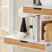 Estante de Pared con Cajón Estilo Moderno FRG92-WN SoBuy Estante de Pared con Cajón Estilo Moderno FRG92-WN SoBuy Madera
