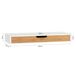 SoBuy Estante de Pared con Cajón para la Salón FRG93-WN SoBuy Estante de Pared con Cajón para la Salón FRG93-WN Madera