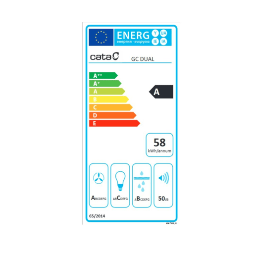 Extrator Convencional Cata 2131208 710 m3h 130W Preto