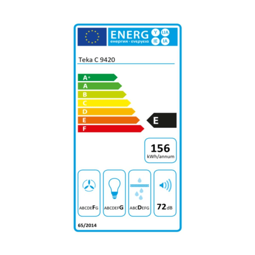 Extrator Convencional Teka 8421152146125 90 cm 375 m3h 72 dB 316W Cinzento Aço