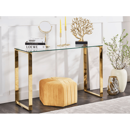 Consola TILON Vidro de segurança (temperado) Dourado
