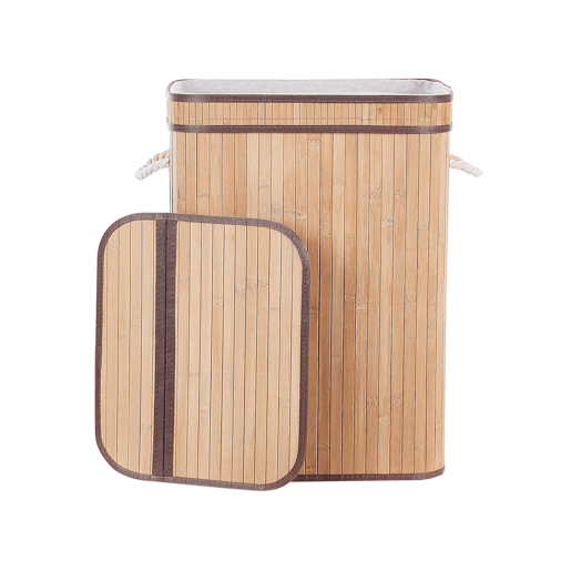 Cesto KALUTARA Madeira de bambu Castanho claro