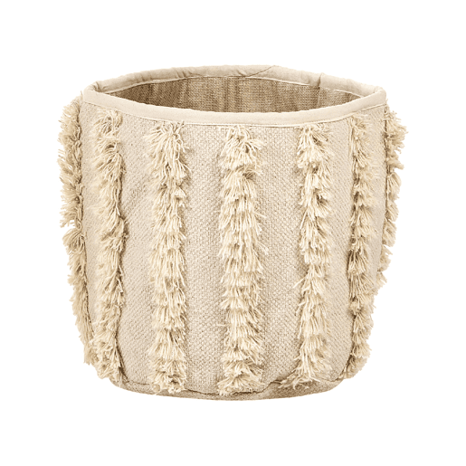 Conjunto de 2 cestos KAKKI Algodão Creme