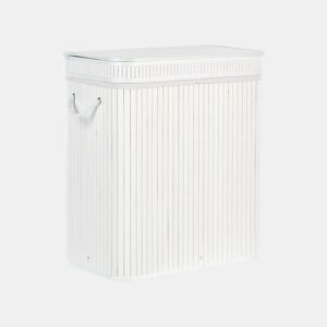 Cesto KALTHOTA Madeira de bambu Branco