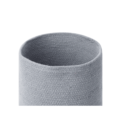 Conjunto de 3 cestos BASIMA Algodão Cinzento