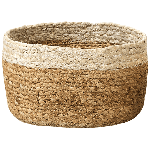 Conjunto de 3 cestos TAJORI Juta Natural