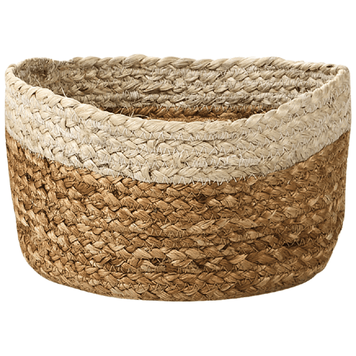 Conjunto de 3 cestos TAJORI Juta Natural