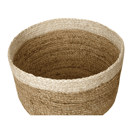 Conjunto de 3 cestos TAJORI Juta Natural