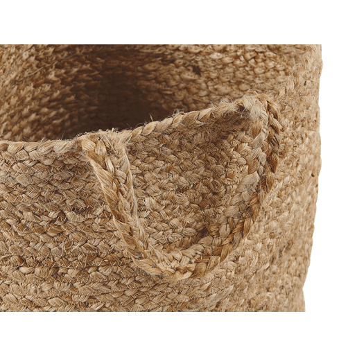 Conjunto de 2 cestos KAELLA Juta Cor de areia Conjunto de 2 cestos KAELLA Juta Cor de areia