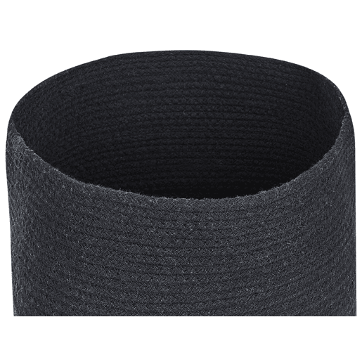 Conjunto de 2 cestos SILOPI Algodão Preto Conjunto de 2 cestos SILOPI Algodão Preto