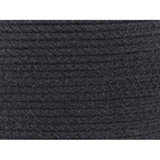 Conjunto de 2 cestos SILOPI Algodão Preto Conjunto de 2 cestos SILOPI Algodão Preto