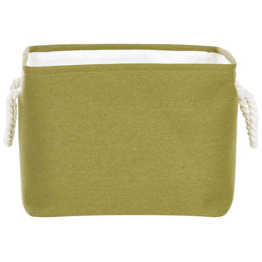 Conjunto de 3 cestos DARQAB Algodão Verde-oliva Conjunto de 3 cestos DARQAB Algodão Verde-oliva