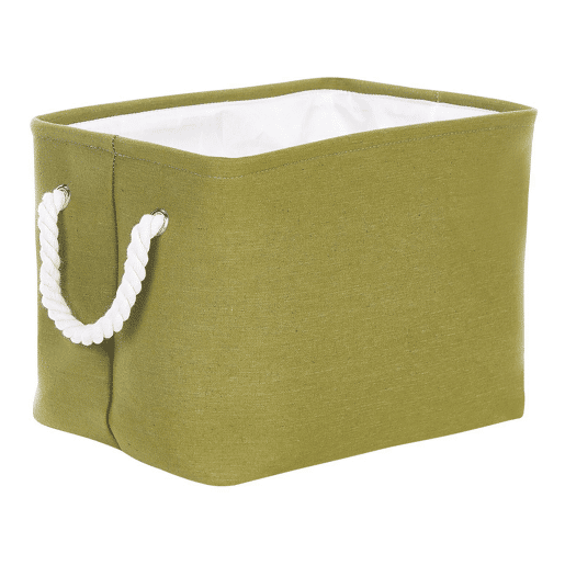 Conjunto de 3 cestos DARQAB Algodão Verde-oliva Conjunto de 3 cestos DARQAB Algodão Verde-oliva