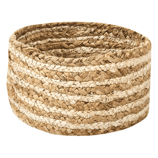 Conjunto de 3 cestos KAHU Juta Natural