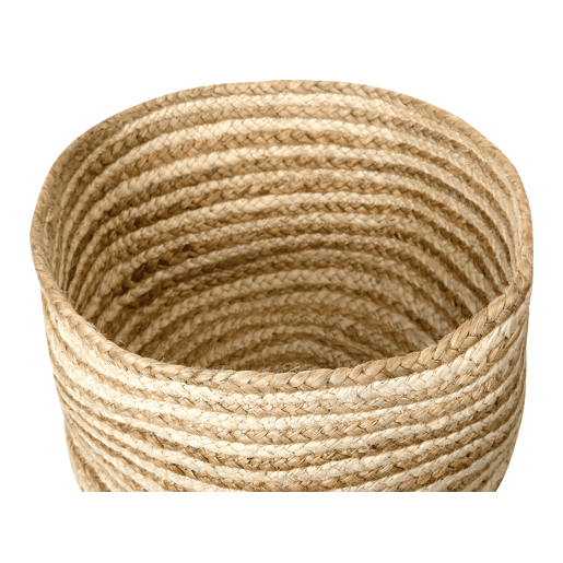 Conjunto de 3 cestos KAHU Juta Natural