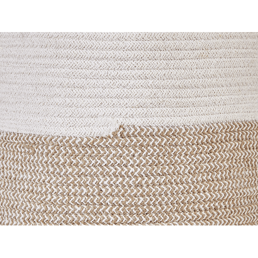 Conjunto de 2 cestos PAZHA Algodão Creme Conjunto de 2 cestos PAZHA Algodão Creme