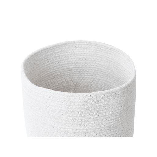 Conjunto de 3 cestos BASIMA Algodão Branco Conjunto de 3 cestos BASIMA Algodão Branco