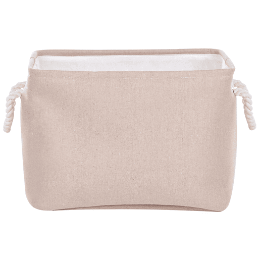 Conjunto de 3 cestos DARQAB Algodão Taupe