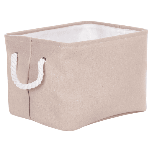 Conjunto de 3 cestos DARQAB Algodão Taupe