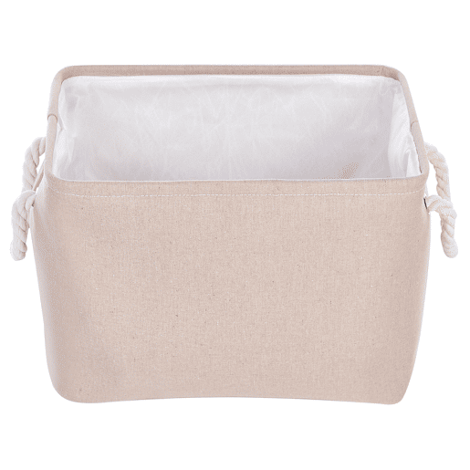 Conjunto de 3 cestos DARQAB Algodão Taupe