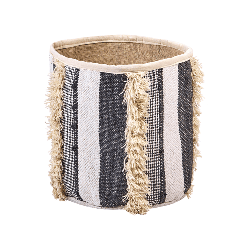 Conjunto de 2 cestos KOTKAI Algodão Cinzento