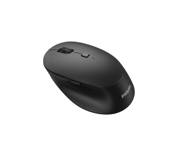 Ratón bluetooth inalámbrico philips spk7607b/00 negro 3200 dpi