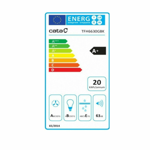 Extrator Convencional Cata TFH6630BK (405 m3h) Extrator Convencional Cata TFH6630BK (405 m3h)