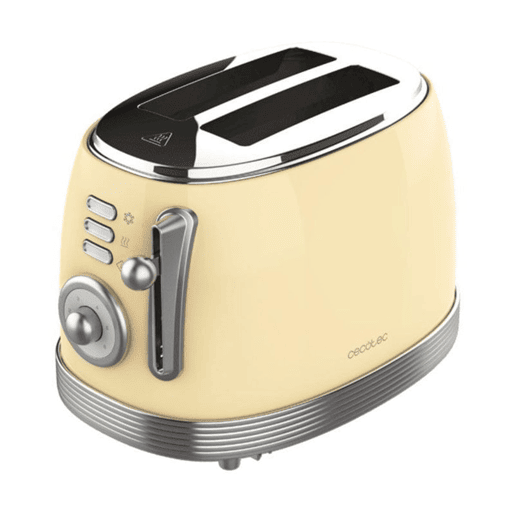 Torradeira Cecotec Vintage 800 Light Yellow 850 W