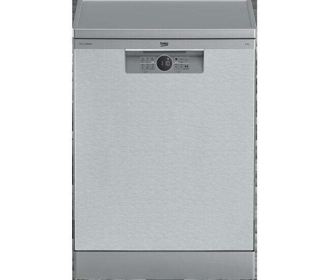 Lavavajillas - Beko BDFN26640XC, 9.5 l, 16 servicios, 6 programas, 60 cm, Tercera bandeja, Corner Intense, Fast+, Inox