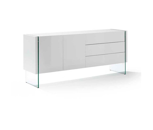 Aparador - modelo sicilia - mdf - patas cristal 180c49c77h cm